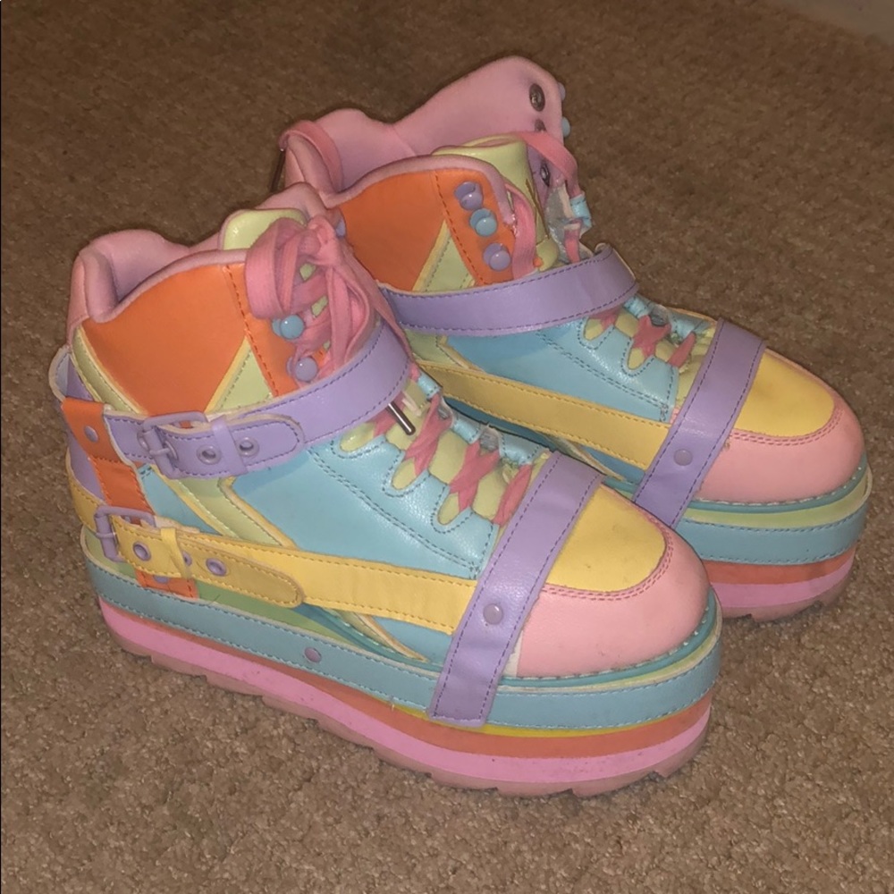 Y.R.U. Qozmo Bondage Platform Sneakers